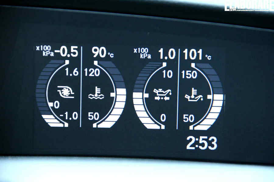 Strumenti digitali Honda Civic Type R