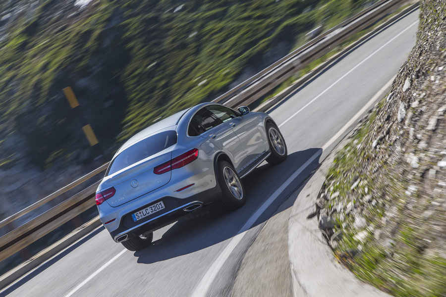 Mercedes-Benz GLC Coupé (C253), Press Test Drive Turin 2016