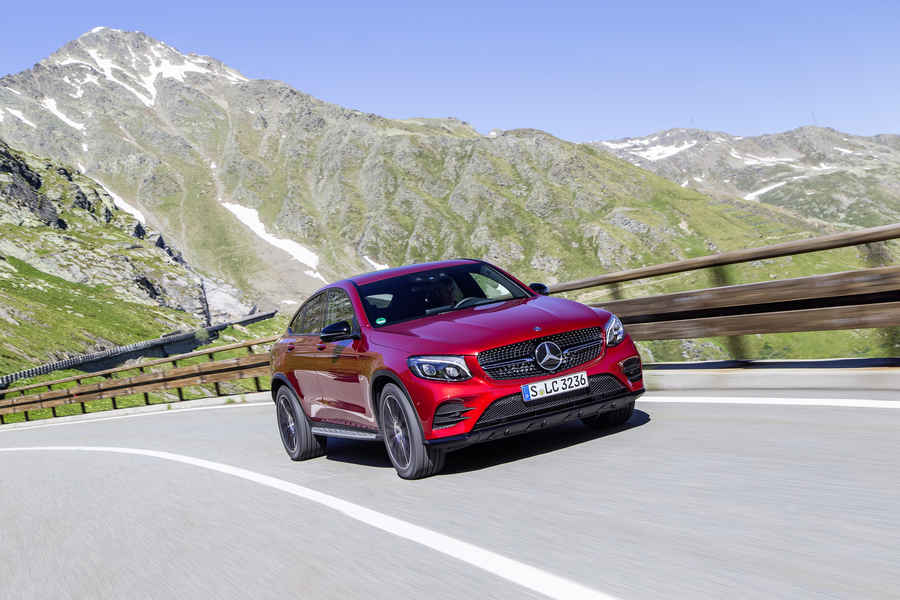 Mercedes-Benz GLC Coupé (C253), Press Test Drive Turin 2016