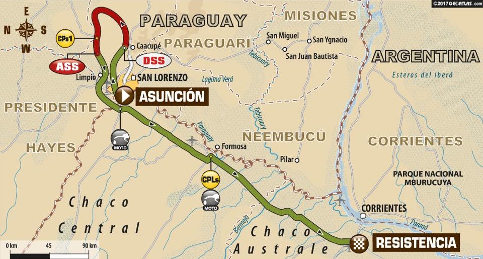 Dakar-2017-1-tappa-Asuncion-Resistencia-mappa