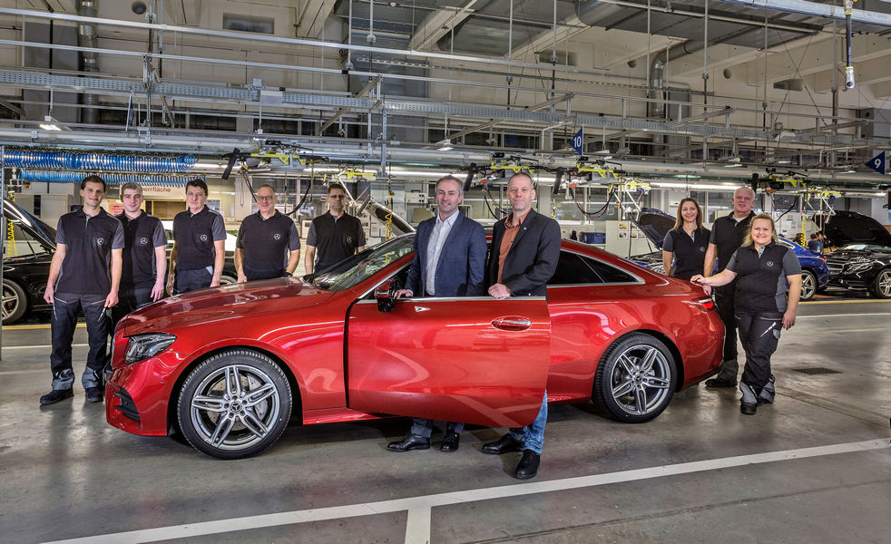 Mercedes-Benz Werk Bremen: Mercedes-Benz startet Produktion des neuen E-Klasse Coupés