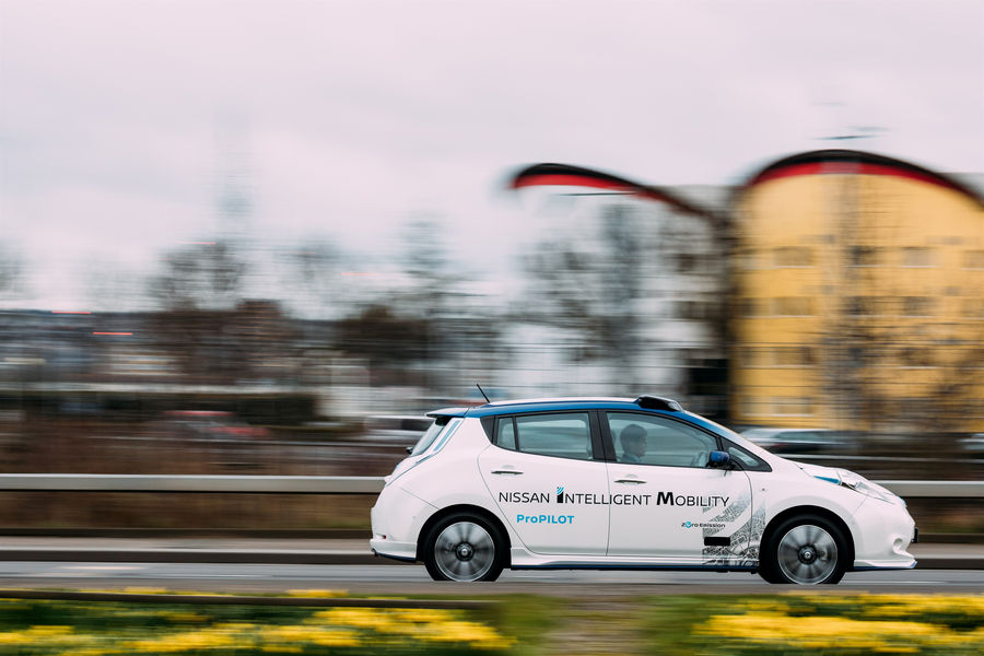 Nissan's autonomous drive demonstration event – London