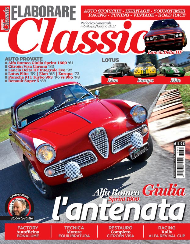 Rivista Elaborare Classic n° 6 Alfa Giulia