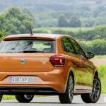 Vista posteriore Volkswagen Polo