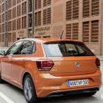 Vista posteriore Volkswagen Polo