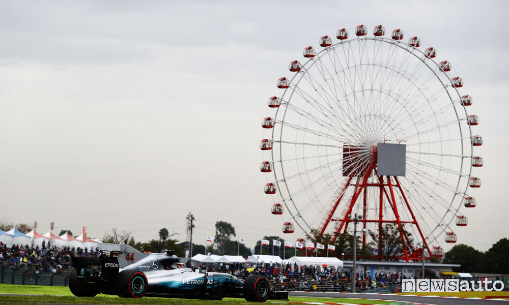 Qualifiche F1 Gp del Giappone 2017 Mercedes Hamilton