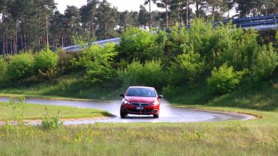 Test Peugeot 308 Bagnato pioggia pneumatici invernali test