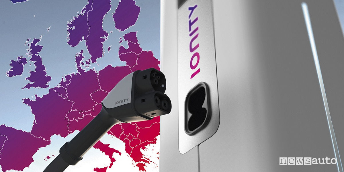 Ricarica rapida auto elettriche Ionity