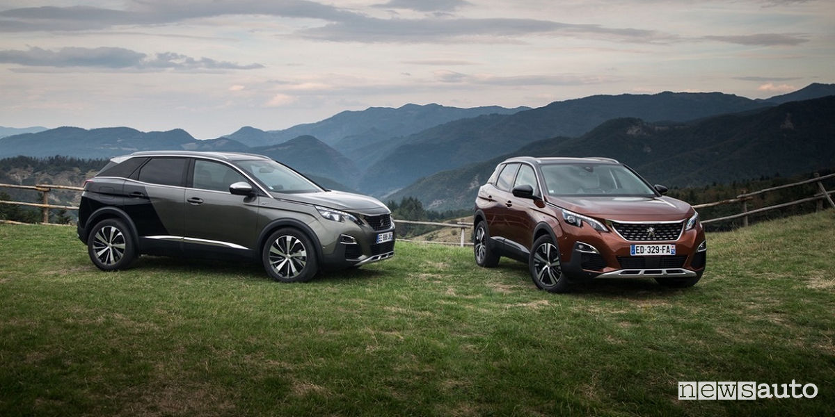 Mercato auto Peugeot 2017 gamma SUV