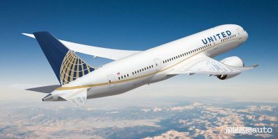 Viaggio nel tempo United Airlines Capodanno