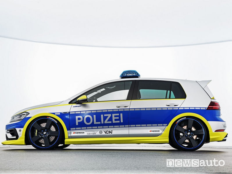 Volkswagen Golf R tuning Oettinger Polizia Tedesca