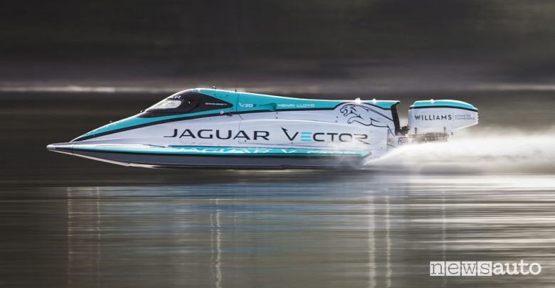Record velocità motore elettrico Jaguar Vector Racing