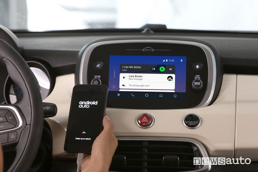 Nuova Fiat_500X 2019, Android Auto