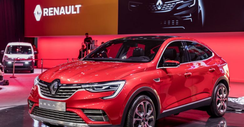 Nuovo crossover Renault Arkana al Salone di Mosca 2018