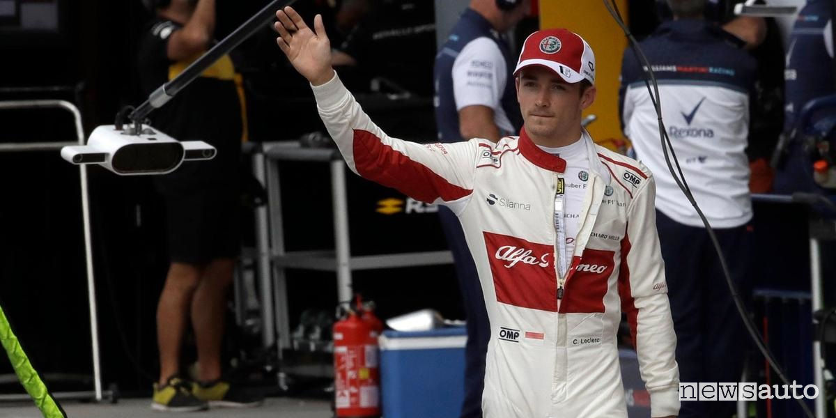Charles Leclerc nuovo pilota Ferrari