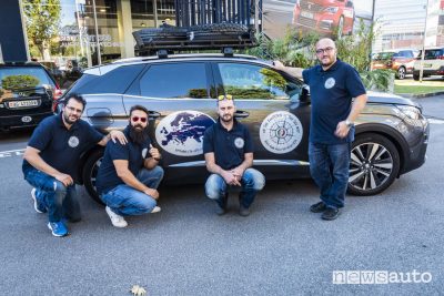 Peugeot 3008 in viaggio sulla Via della Seta, Peugeot Crew in partenza da Milano