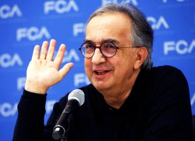 Sergio Marchionne saluto