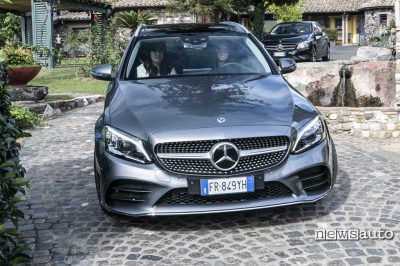 Mercedes Classe C 2018 wagon vista frontale