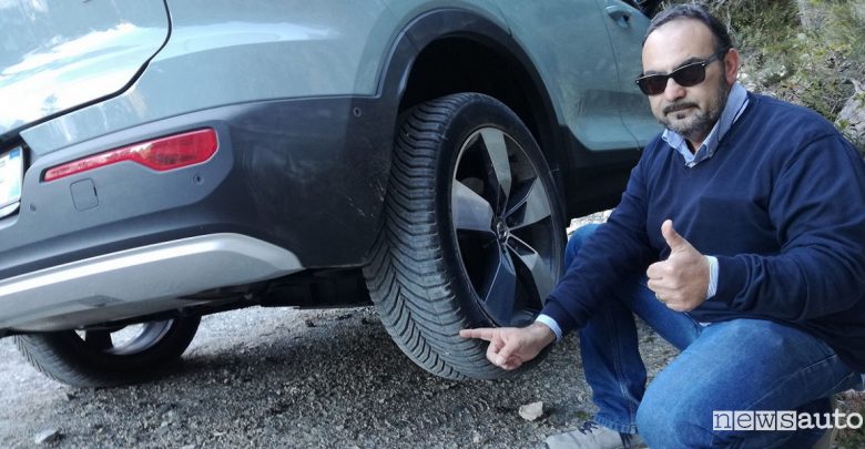Pneumatici 4 stagioni, test Michelin CrossClimate SUV