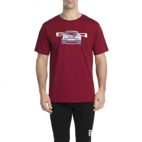 T-shirt rossa collezione Legend Peugeot-504