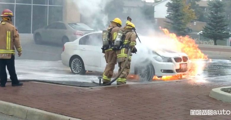 BMW incendio