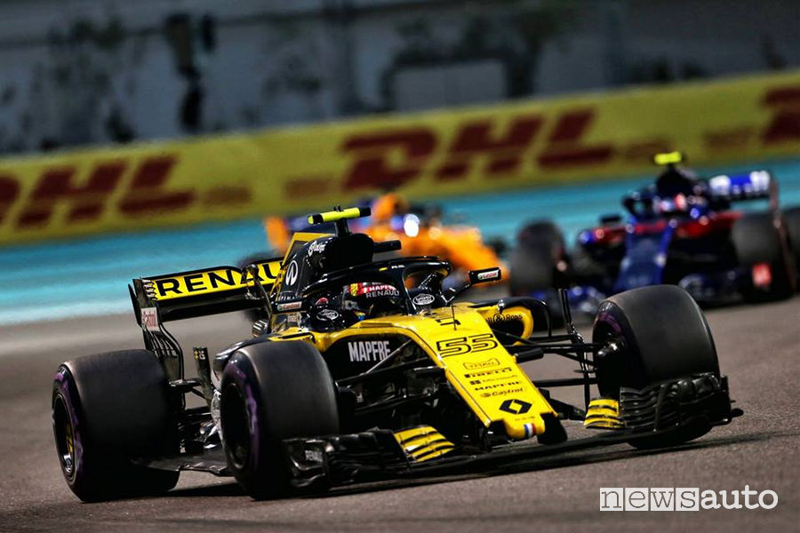 Carlos Sainz jr. con la Renault nelle stagioni 2017 e 2018 di Formula 1
