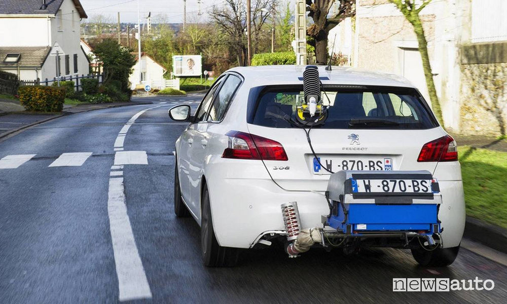 Test RDE emissioni auto su strada