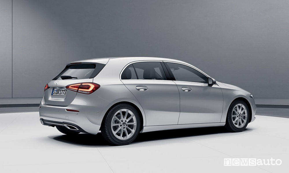 Mercedes-Benz Classe A Sport Extra, vista posteriore