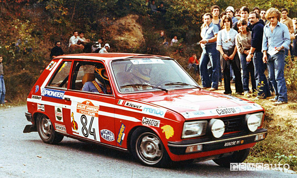 Trofeo Peugeot Rally storia anni ’80