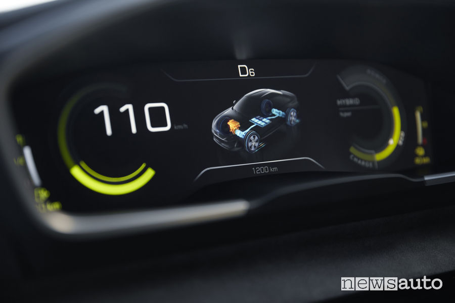 Peugeot 508 Sport Engineered concept, quadro strumenti