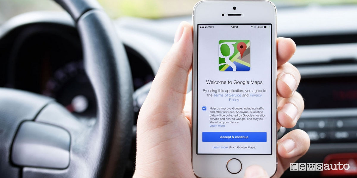 Autovelox mappa Google