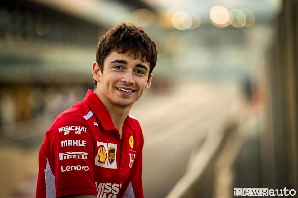 Charles Leclerc pilota Ferrari