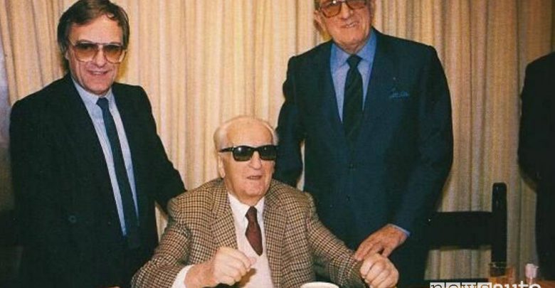 Jean Marie Balestre Enzo Ferrari e Bernie Ecclestone