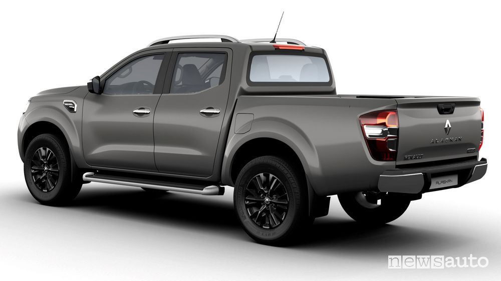 Nuovo Renault Alaskan vista posteriore