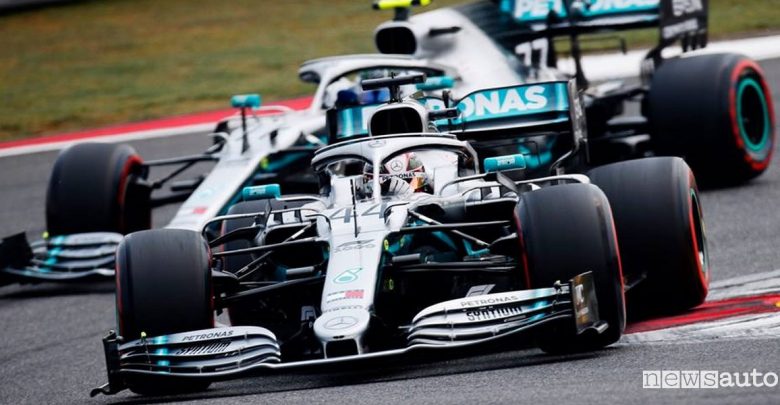 F1 Gp Cina 2019 doppietta Mercedes-AMG