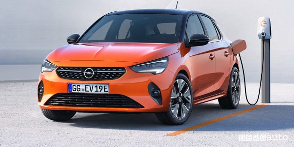 Nuova Opel Corsa-e elettrica