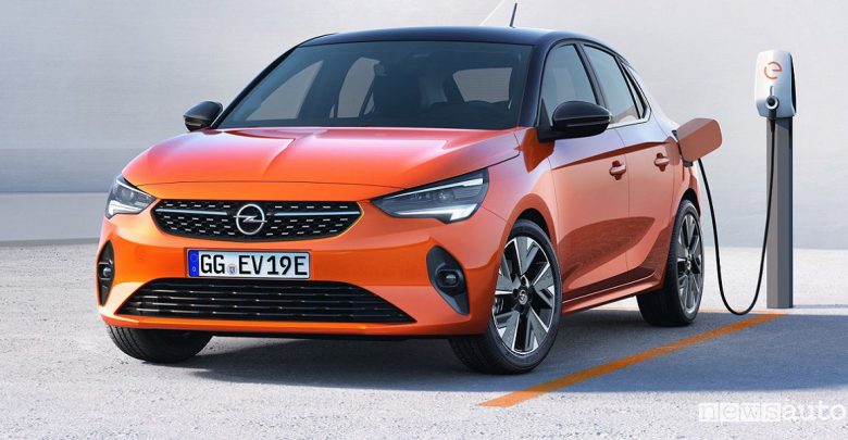 Nuova Opel Corsa-e elettrica