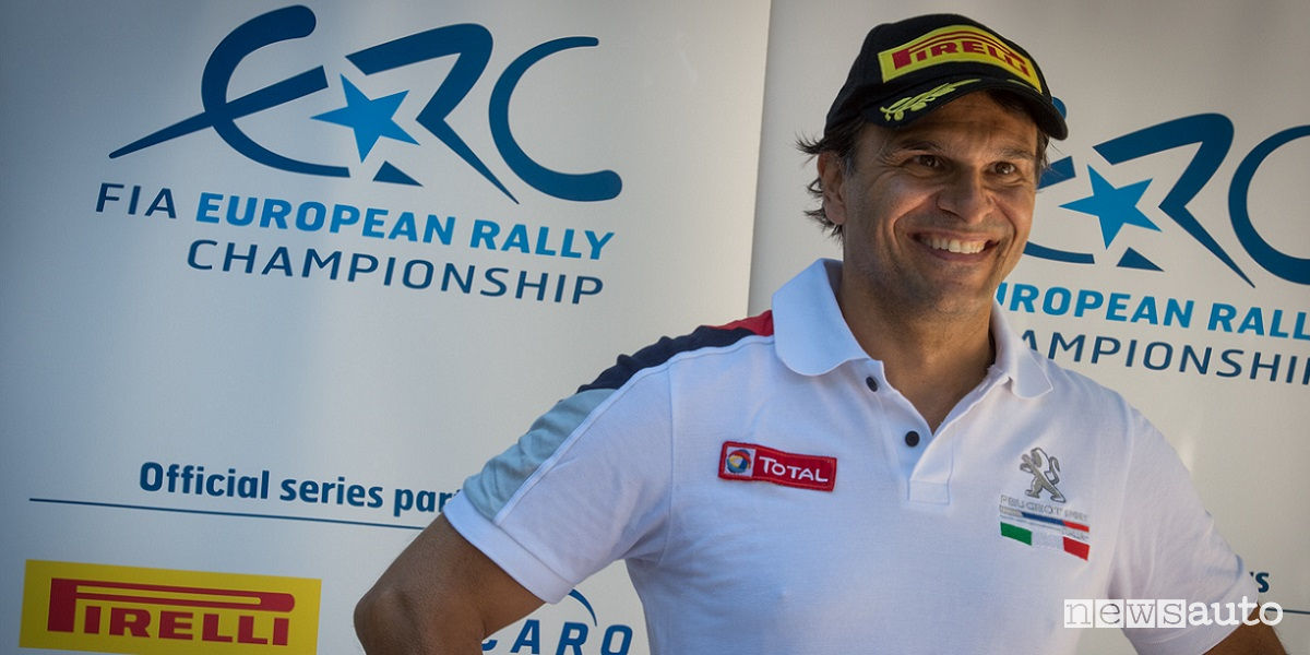 Paolo Andreucci nel Campionato Italiano Rally con la Peugeot 208 T16
