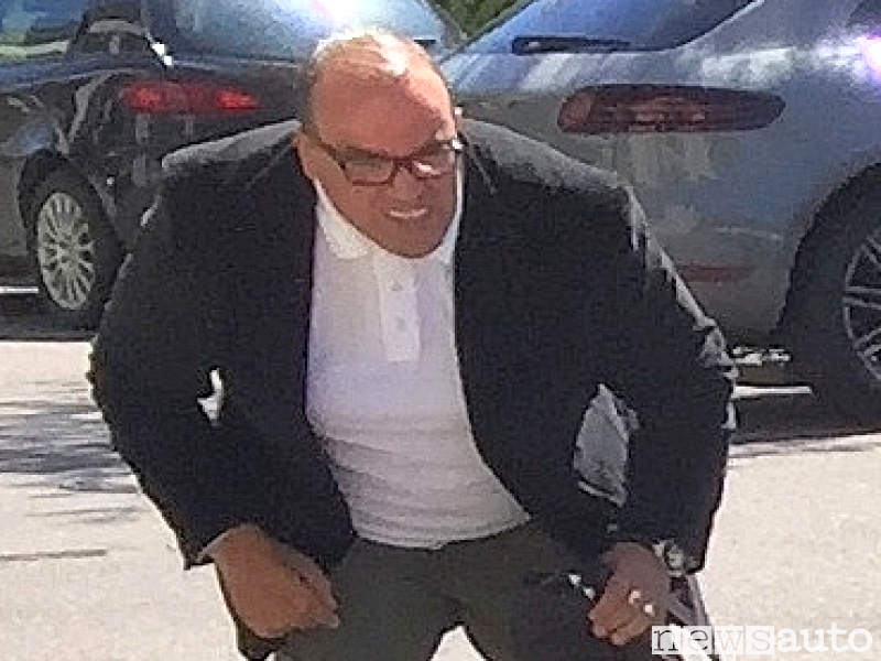La foto del ladro diramata dalla Polizia Tedesca che rubato la Ferrari GTO in Germania