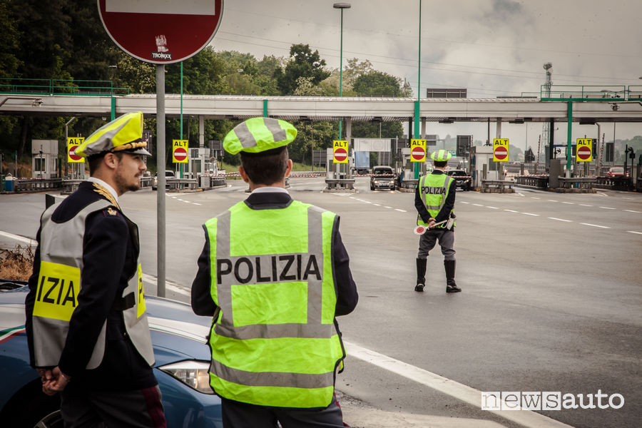 Pneumatici auto usurati controlli Polstrada