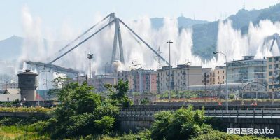 VIDEO demolizione Ponte Morandi di Genova