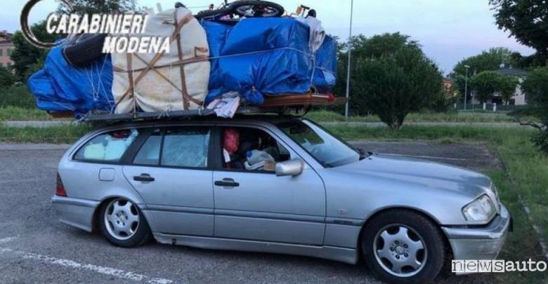 Trasloco fai da te multa Carabinieri