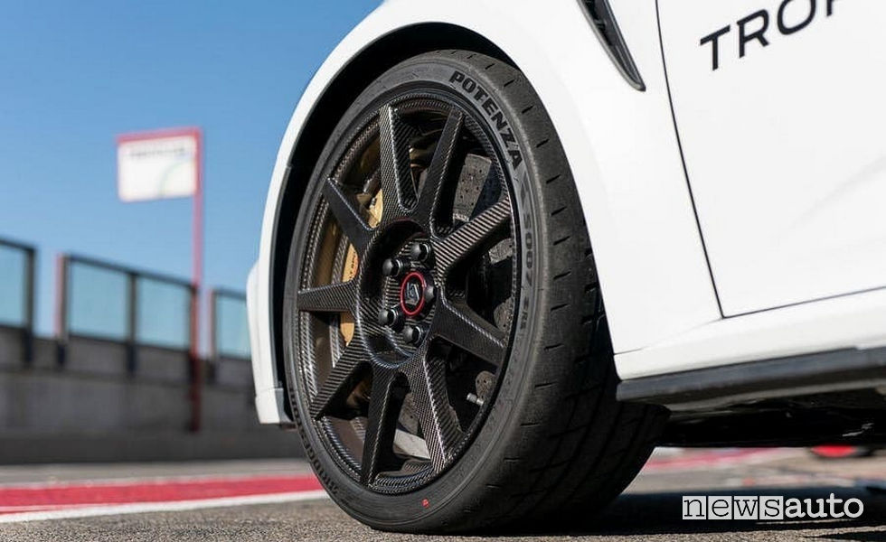 Renault Megane RS Trophy-R cerchi in carbonio