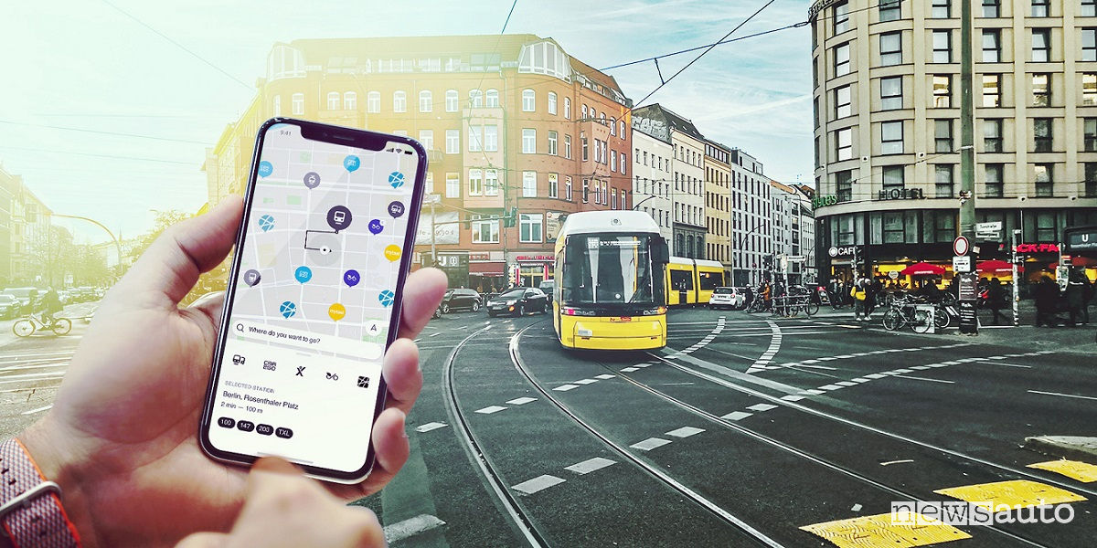 App trasporto pubblico e taxi Moovit Free Now