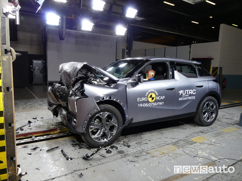 Crash test Euro NCAP DS 3 Crossback