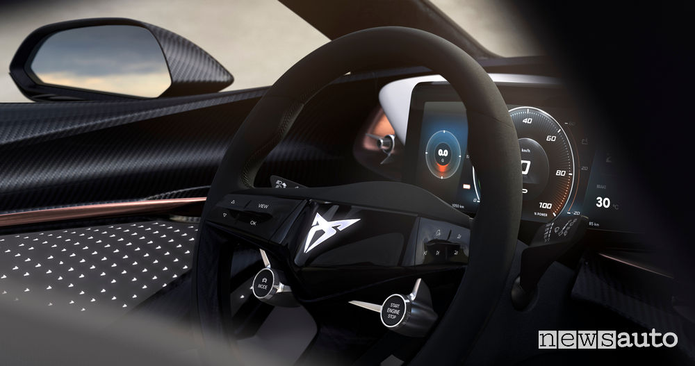 Teaser interni concept elettrico Cupra Salone di Francoforte 2019