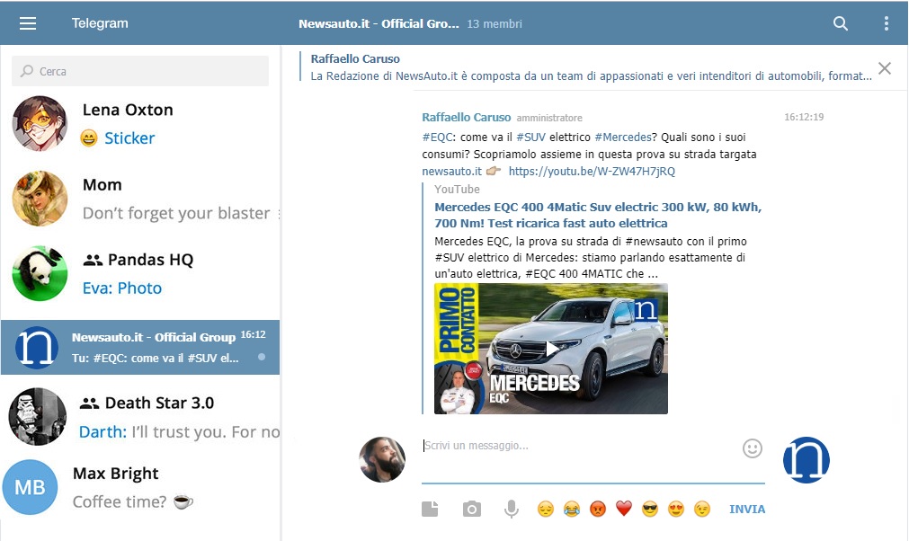 newsauto telegram chat