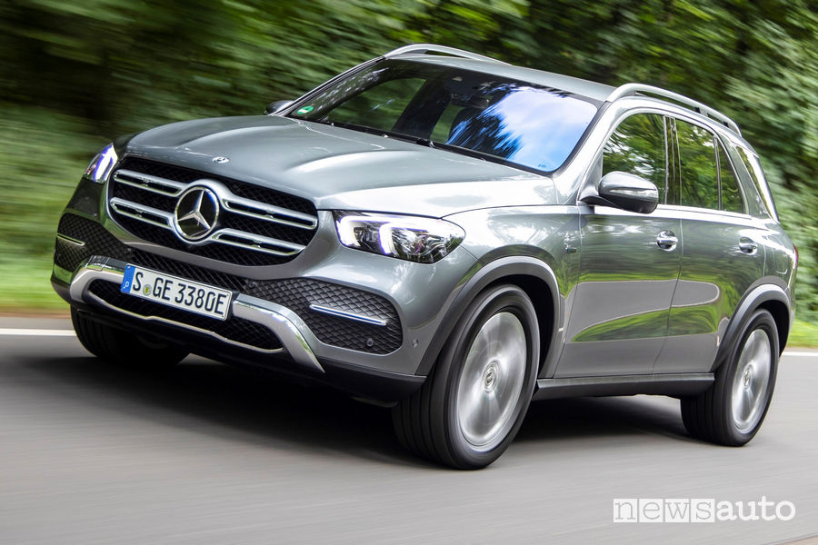 Frontale, fari a LED anteriori Mercedes-Benz GLE 350 de 4MATIC