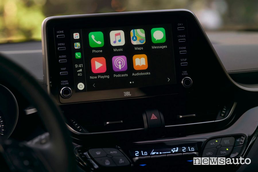 Touchscreen Apple Carplay Toyota C-HR 2020