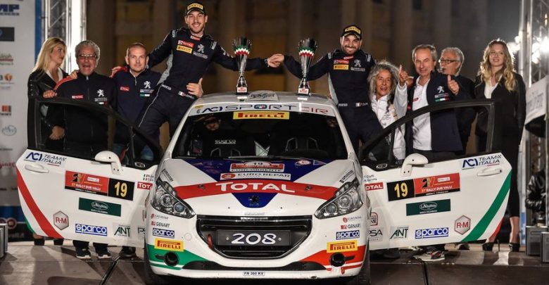 Peugeot 208 R2 Ciuffi/Gonella Campioni Italiani Rally Due Ruote Motrici 2019